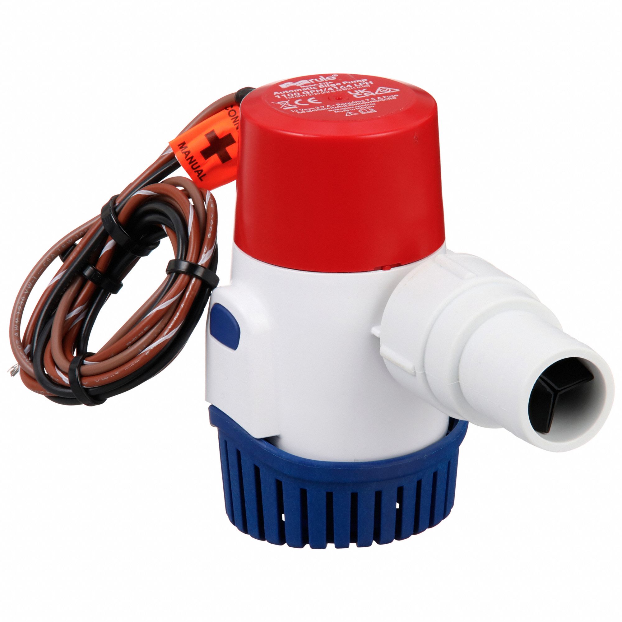 10 ft Max. Head, 1 in, Electric Bilge Pump 406R8627SA Grainger
