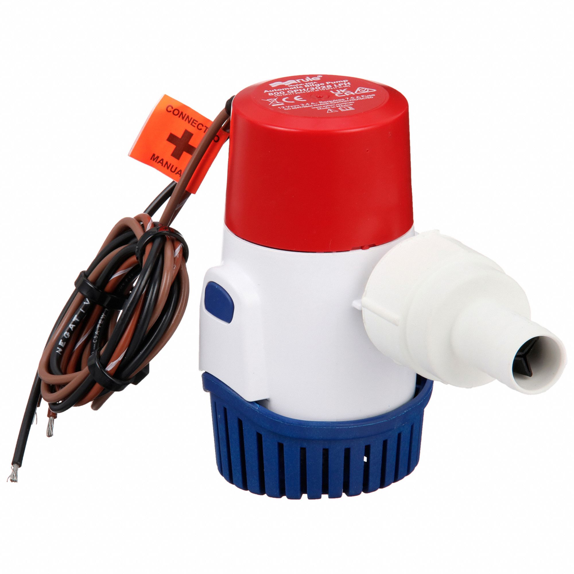 500 GPH Automatic Bilge Pump, 24V Rule 25SA-24, 52% OFF