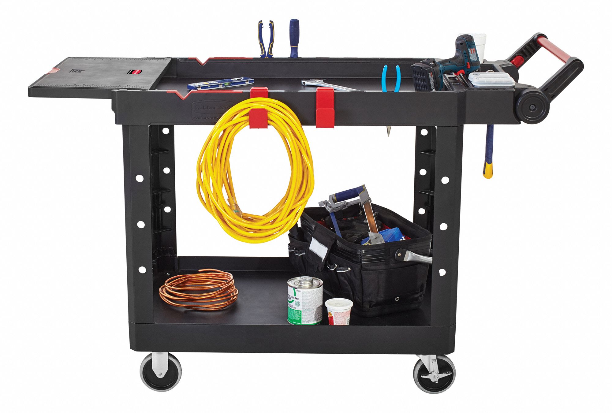 RUBBERMAID COMMERCIAL PRODUCTS AdaptableDesign Utility Cart with Deep