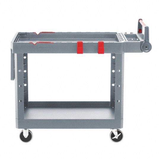 RUBBERMAID COMMERCIAL PRODUCTS, AdaptableDesign Utility Cart with Deep