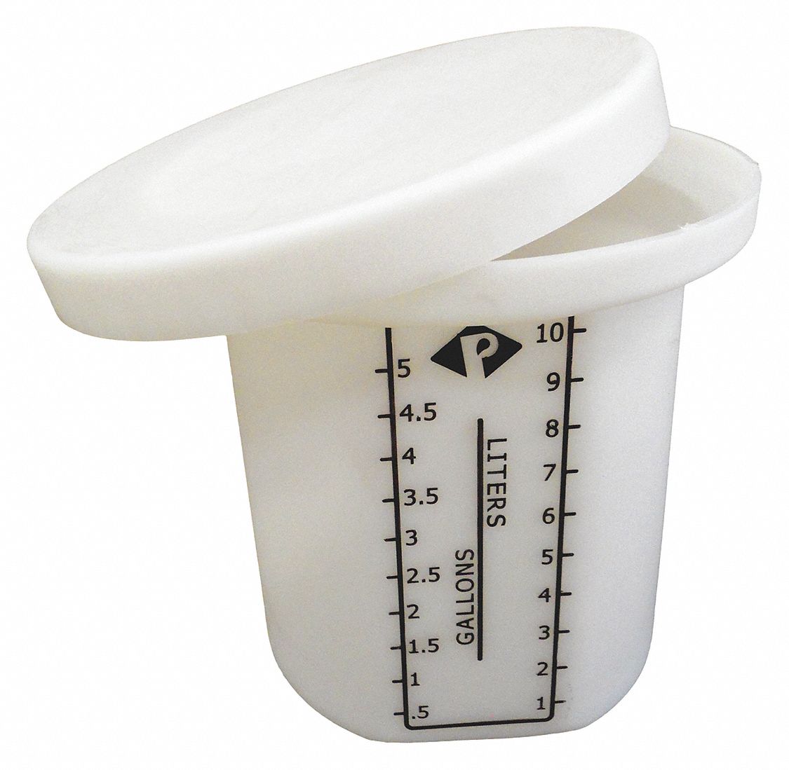 Storage Tank: Single Wall, Vertical, 5 gal, Open Top, 1/4 in Wall Thick, 12 in