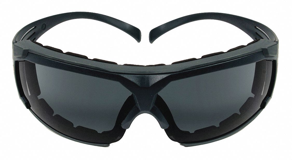 Safety Glasses, Gray, Anti-Fog