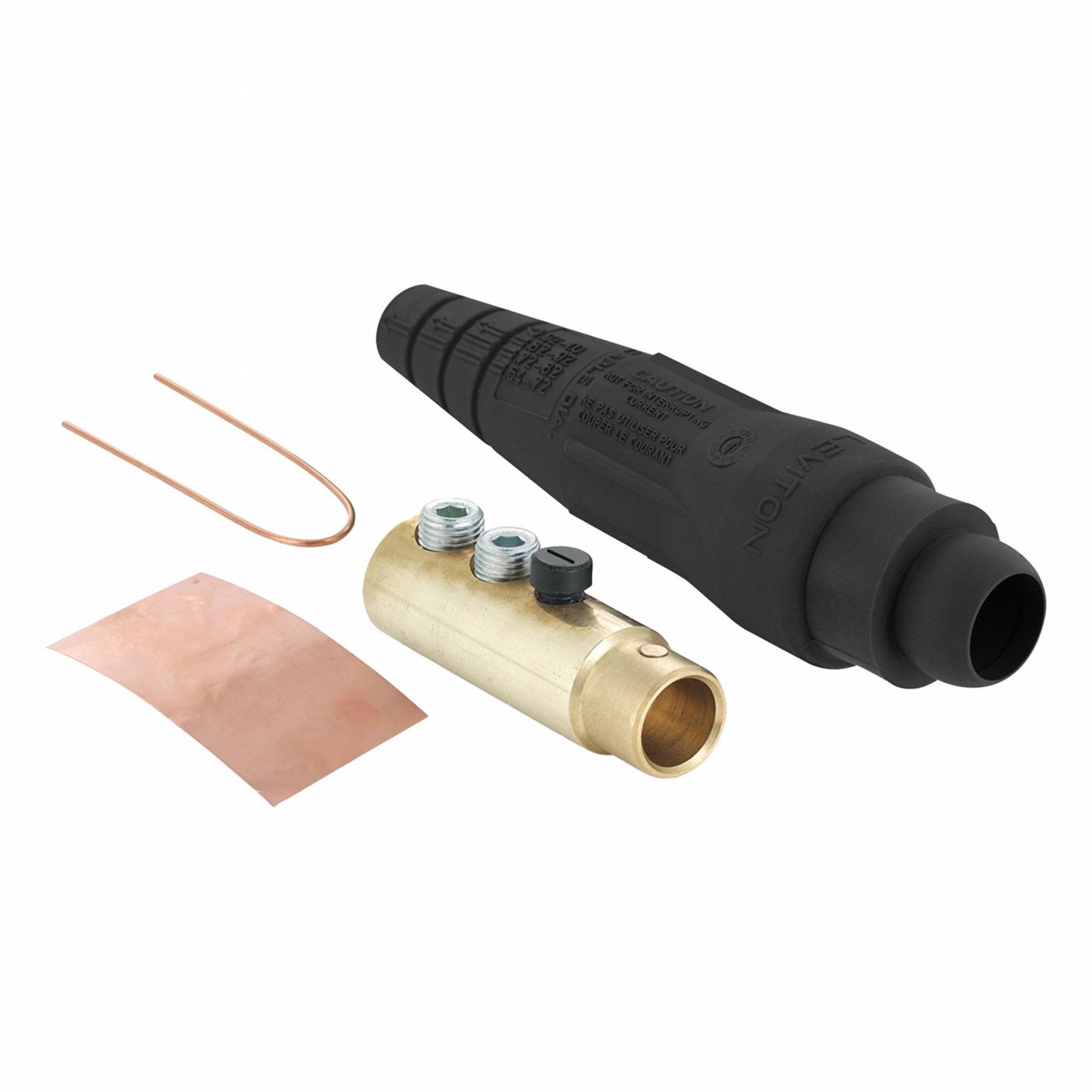 Female Plug: Female Connector, 400 A, Black