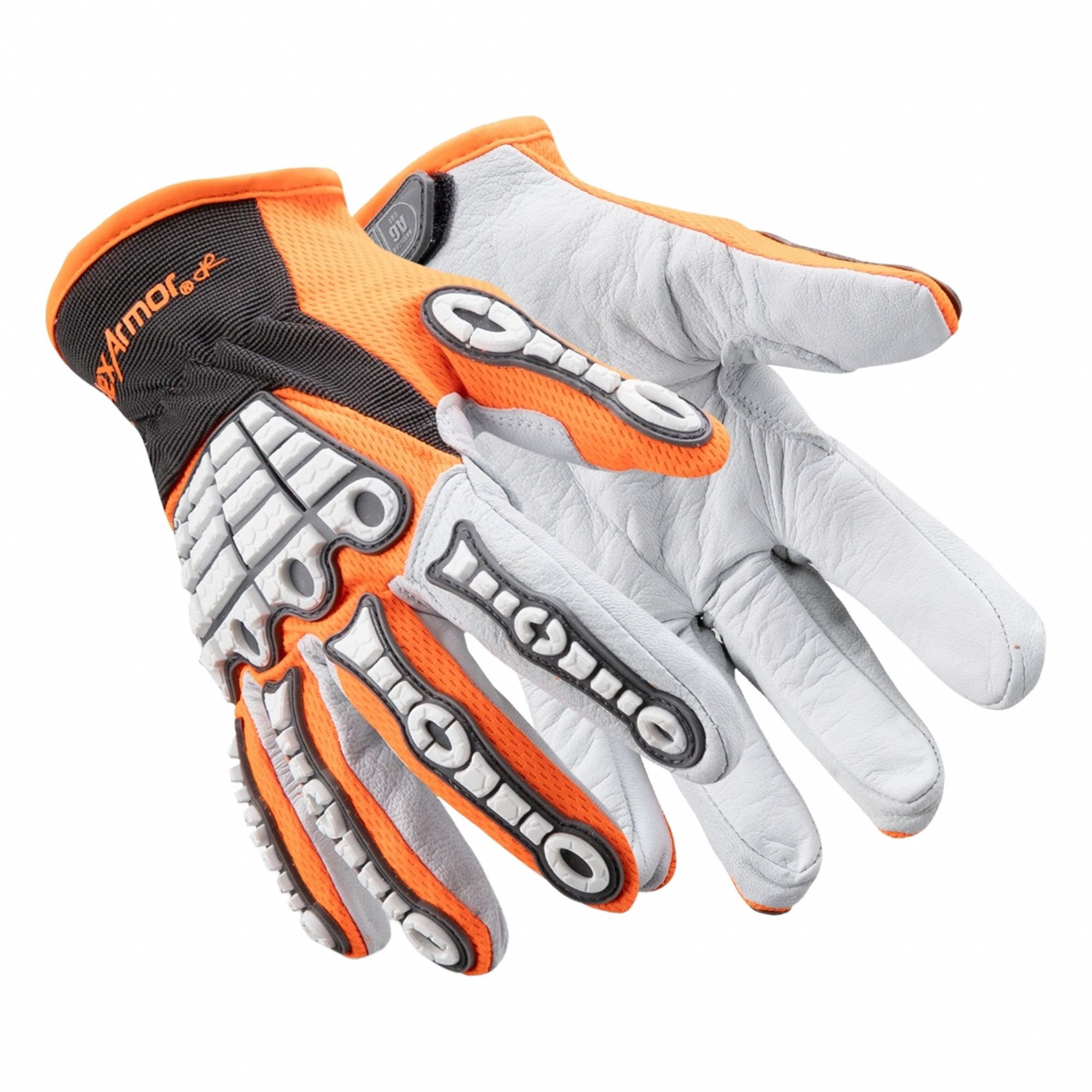 Safety Gloves Black/Orange/White 3XL PR