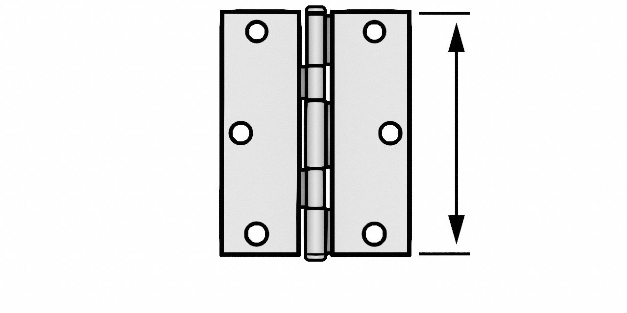 PEMKO, Aluminum, 83 in Leaf Ht, Piano Hinge - 2EUP1|CFS83CP - Grainger