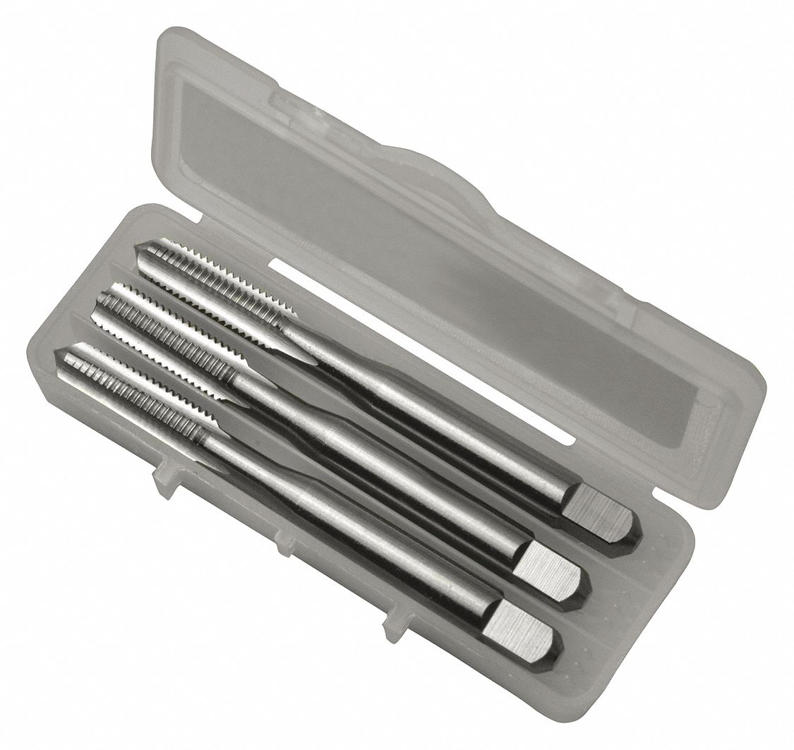 GREENFIELD THREADING Tap Set, Tap Thread Size 832, High Speed Steel