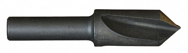 Countersink: 1 1/2 in Body Dia., 3/4 in Shank Dia., Black Oxide Finish, High Speed Steel