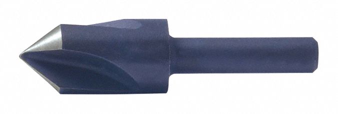Countersink: 3/4 in Body Dia., 1/2 in Shank Dia., Black Oxide Finish, 2 5/8 in Overall Lg