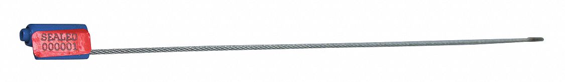 1/16 Cable Seals Blue Galvanized PK100