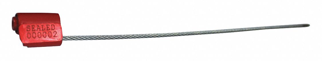 SCELLE CABLE,1/8 PO X 12 PO,ROUX,PK100