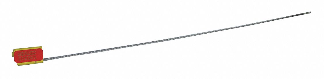 1/16 Cable Seals Yellow Galvanized PK100