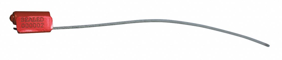 1/16 Cable Seals Orange Galvanized PK100