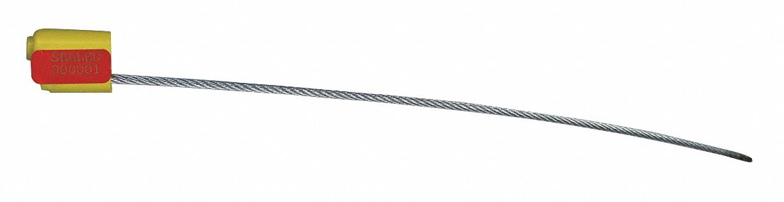 1/8 Cable Seals Yellow Galvanized PK100