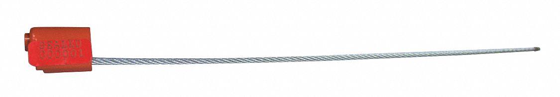 1/8 Cable Seals Orange Galvanized PK100