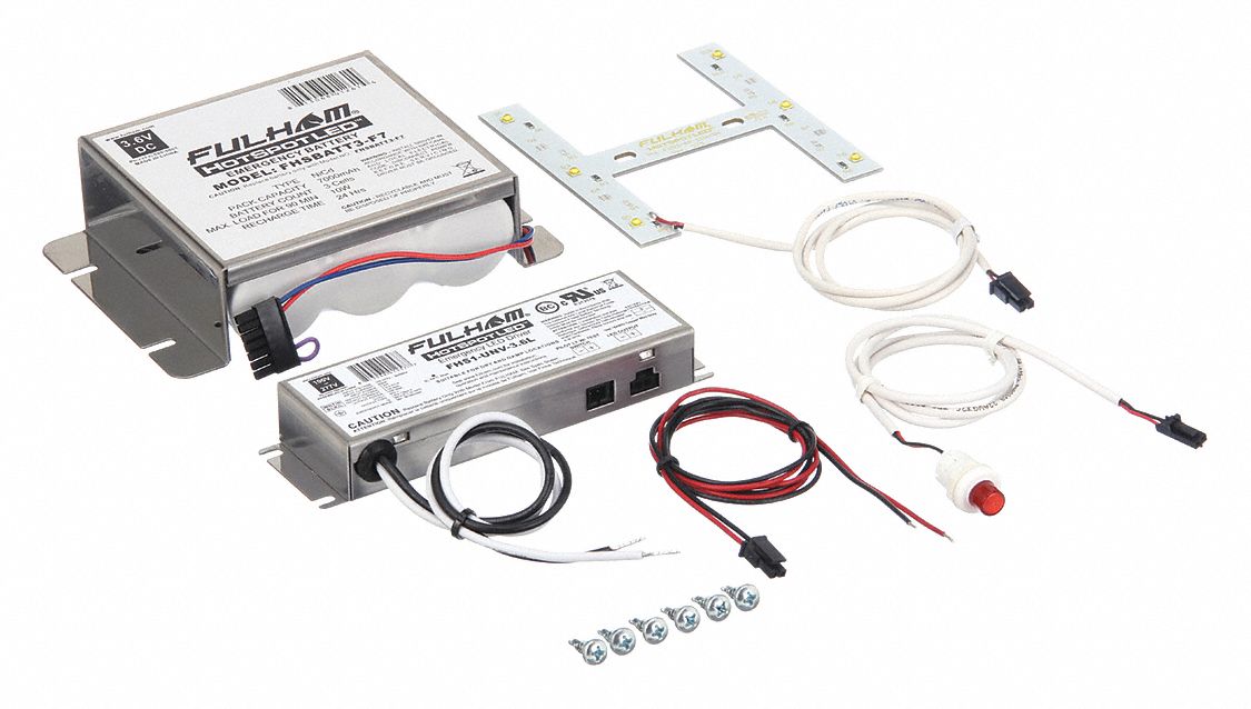 LED Emergency Driver: H-Configuration, 1, 250 lm, 120/277V AC, 3.5 A Output Current