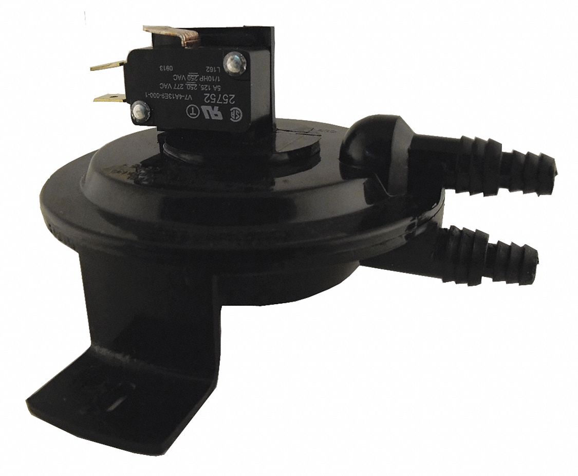 SUPCO Pressure Sensing Switch, HVAC/General Purpose Type, SPDT, Push-On