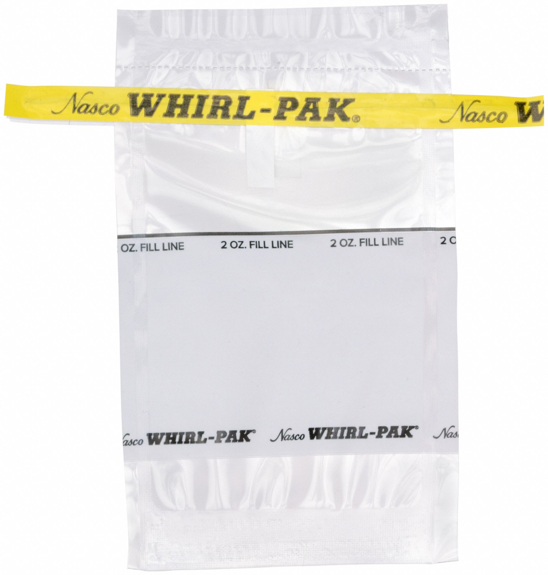 SAMPLING BAG,WRITE-ON,2 OZ.,5