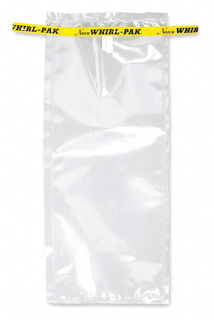 Sampling Bag: Std, Sterile, 27 fl oz Capacity - oz, 798 mL Capacity - mL, 12 in Overall Lg