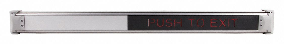 SCHLAGE: 36 in Max Door Wd, Aluminum