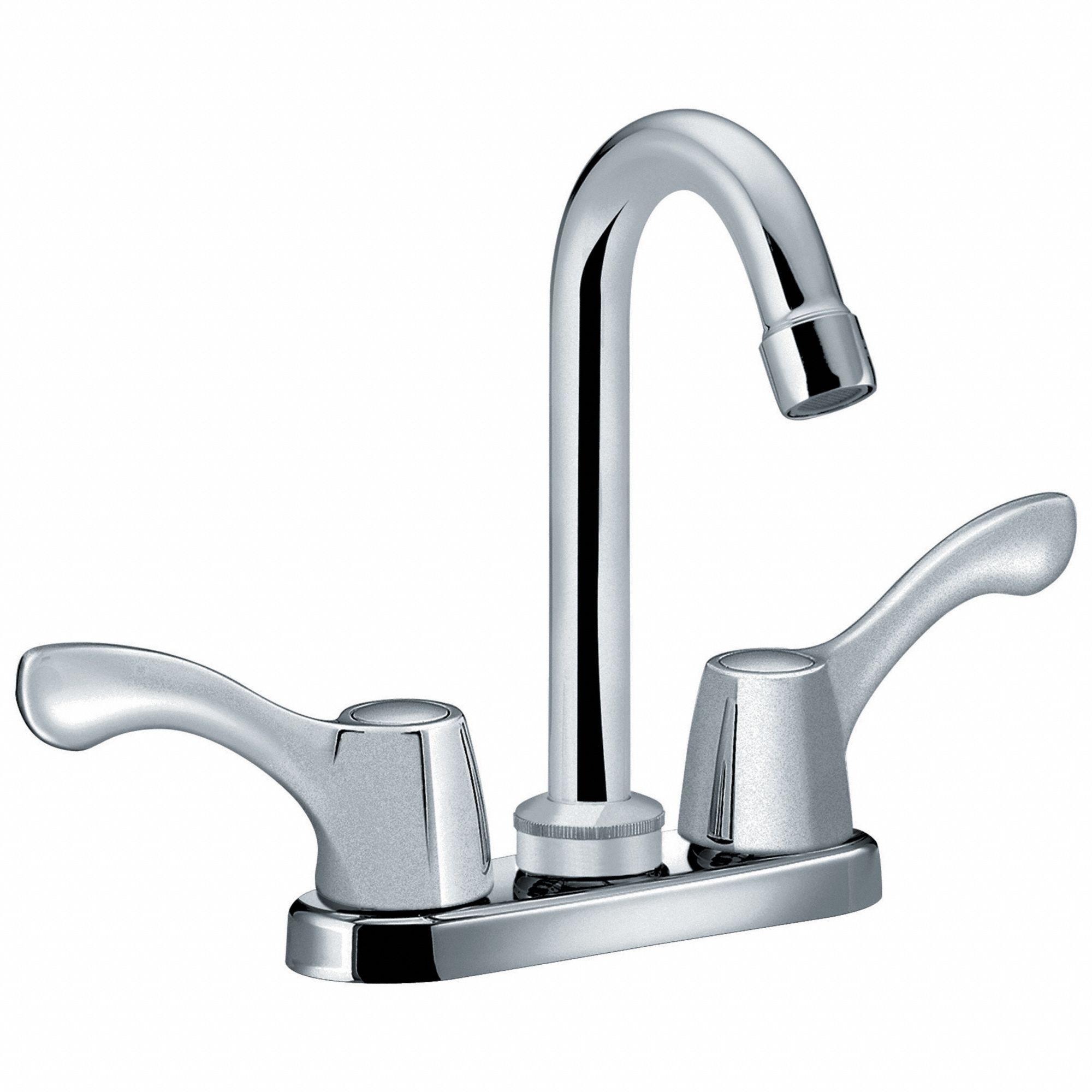 CLEVELAND FAUCET GROUP Chrome, Gooseneck, Bar/Laboratory Faucet, Manual Faucet Activation, 1.5