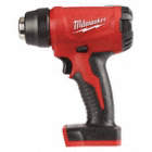 HEAT GUN, CORDLESS, TRIGGER, PISTOL, BRUSHED, 6 CFM, 0 °  TO 875 °  F, 18V DC, COILED WIRE, UL