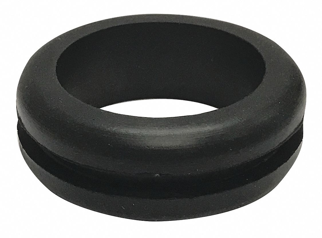 GRAINGER APPROVED Style 1 Rubber Grommet, 1 5/8 in I.D., 2 1/4 in O.D