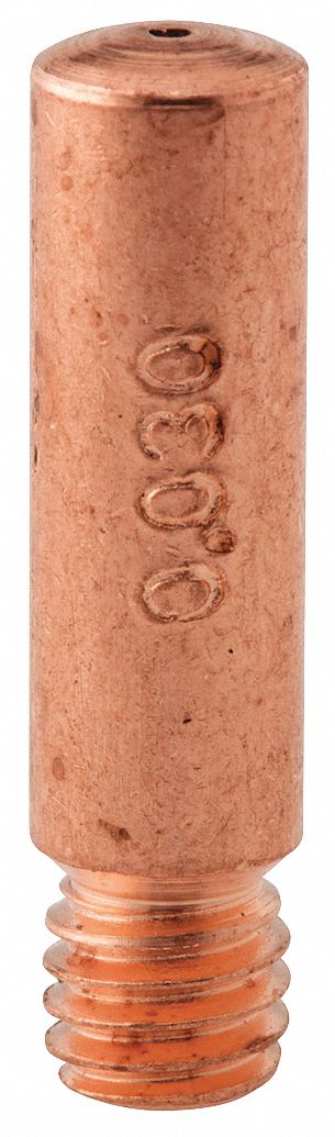 CONTACT TIP, SPOOLMATE, 0.03 IN, COPPER, 5 PACK