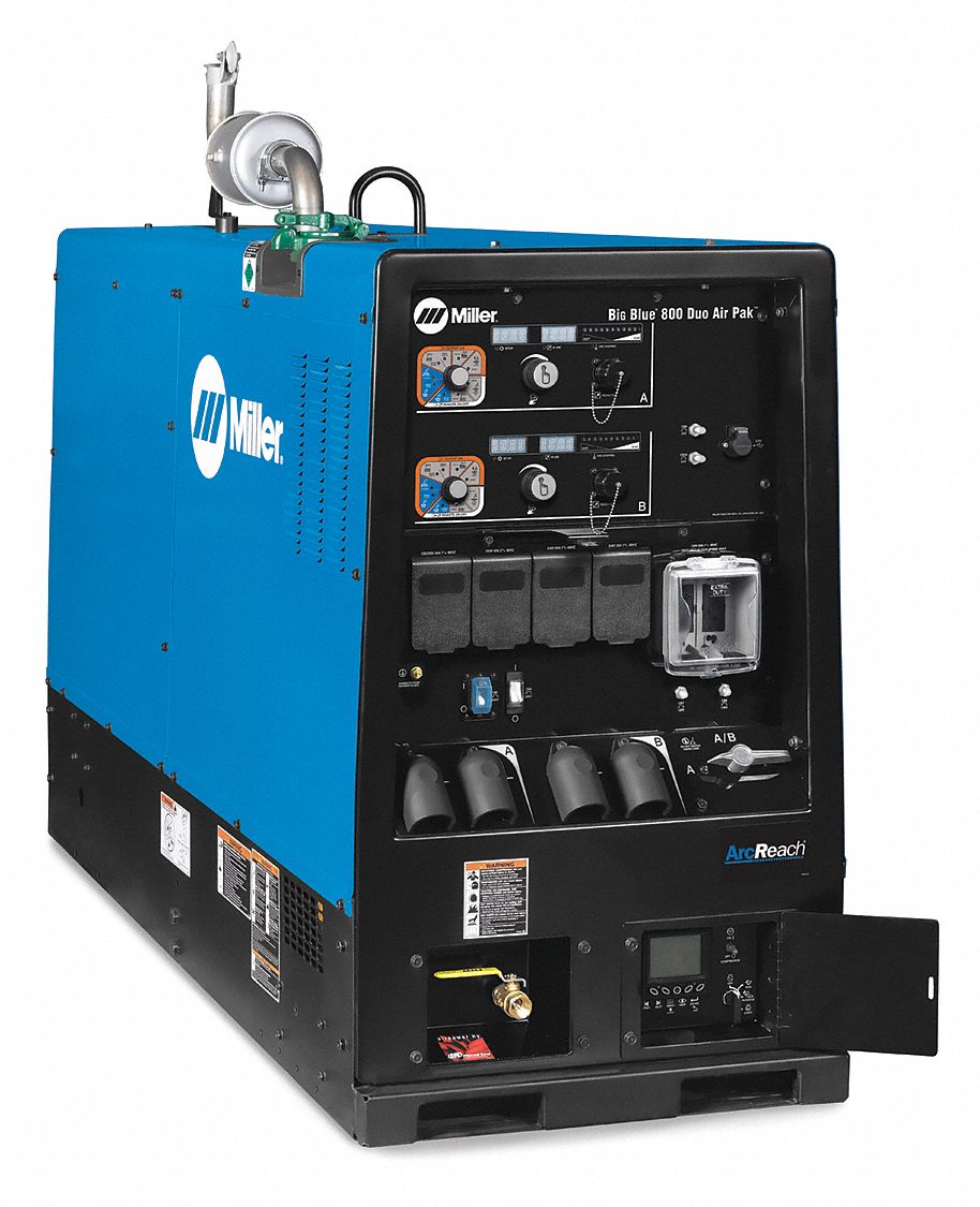 MILLER ELECTRIC Engine Driven Welder, Deutz, 65.7 HP 408N13907752001