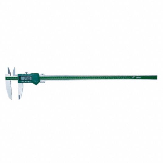 INSIZE Long Range Digital Caliper: 0 in to 24 in/0 to 600 mm Range, ±0.002  in Accuracy