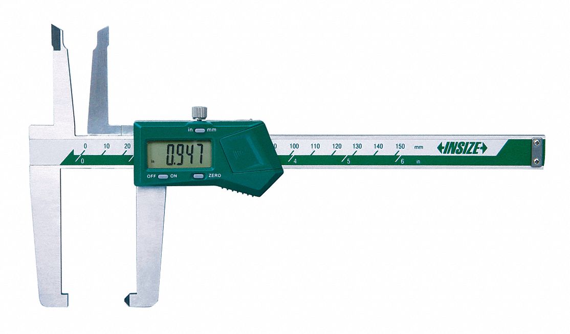 INSIZE, 0 in to 6 in/0 to 150 mm Range, +/0.0028 in Accuracy, Disk