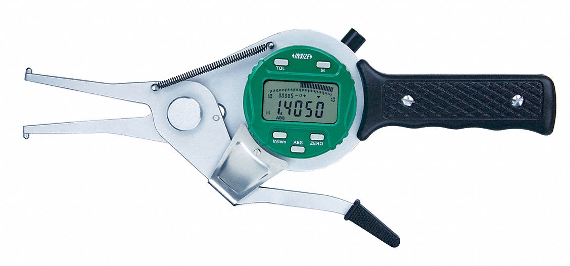INSIZE, 0.6 in to 14 in/15 to 35 mm Range, +/0.0016 in Accuracy
