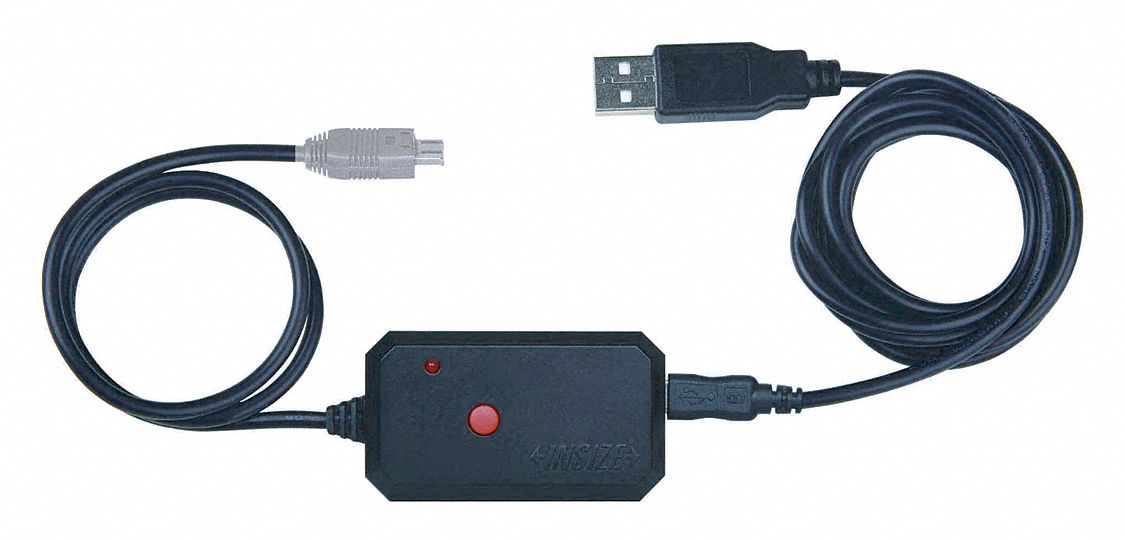 INSIZE, Data Output Cable, Mini USB Instrument Connection, Data Output ...