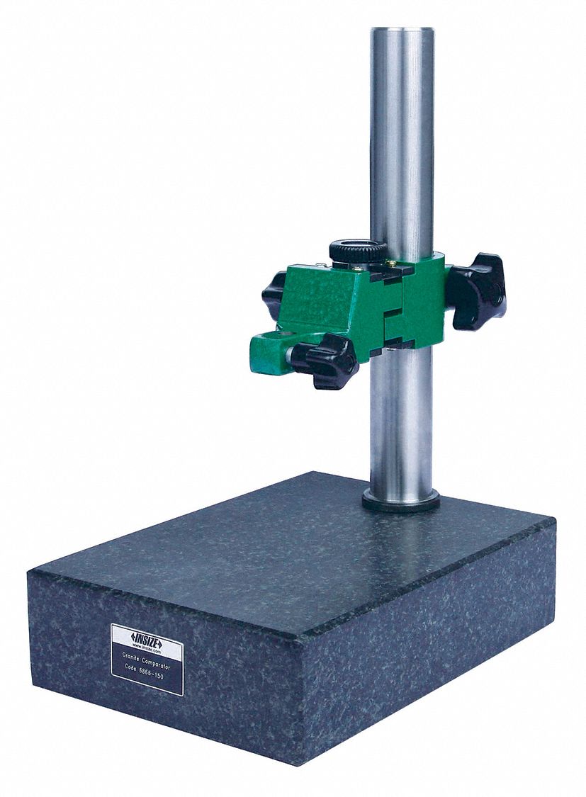 INSIZE Stand Granite Base, 10 63/64 in x 7 7/8 in x 2 1/8 in Base Size