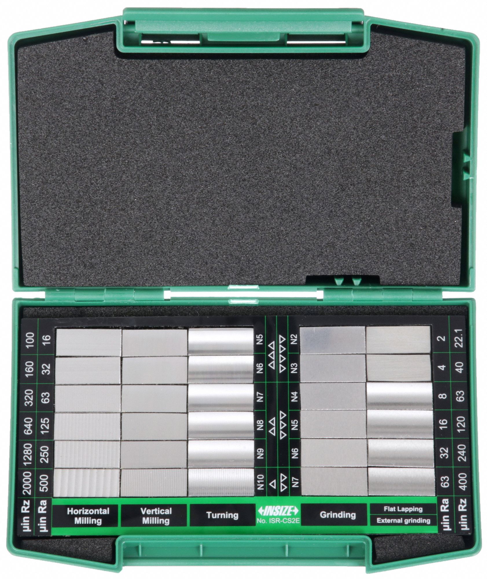 INSIZE, 30 Pieces, Steel, Surface Roughness Specimen Set 409X47ISR