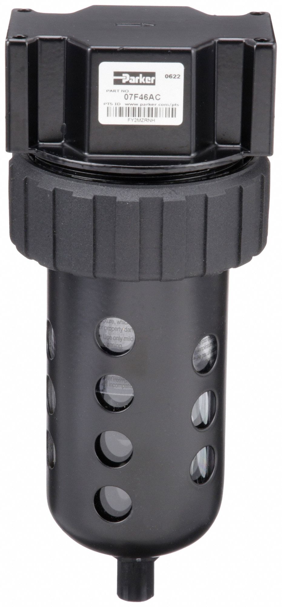 PARKER, Particulate, 3/4 in NPT, Compressed Air Filter 409X7407F46AC