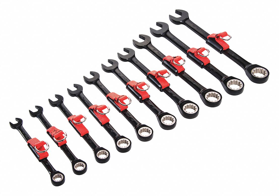 PROTO WRENCH RATCHETING COM BK10PC MT SET Combination Wrench Sets