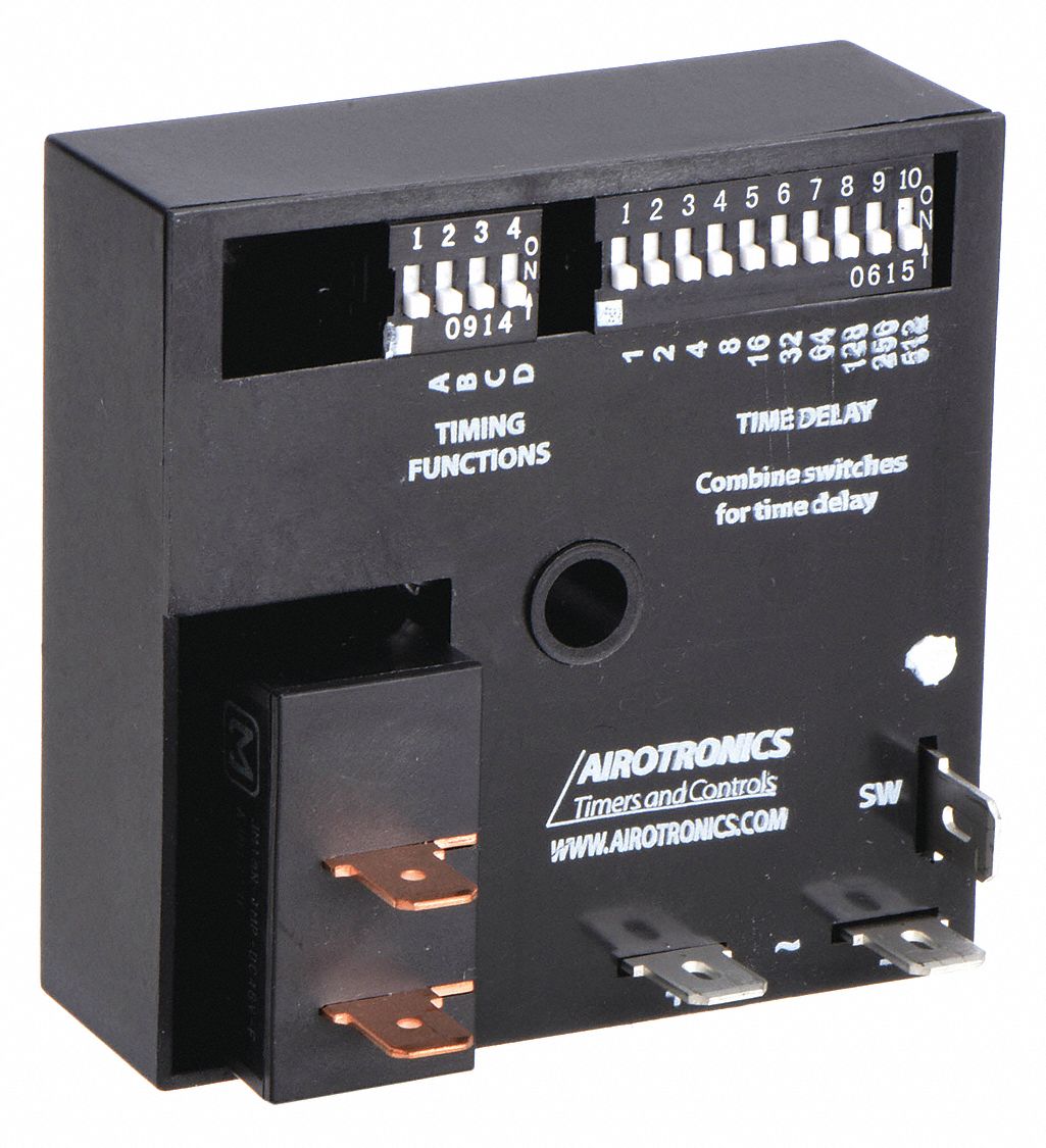 MULTI-FUNCTION ENCAPSULATED TIMING RELAY, SURFACE MOUNTED, 120V AC, 25 A