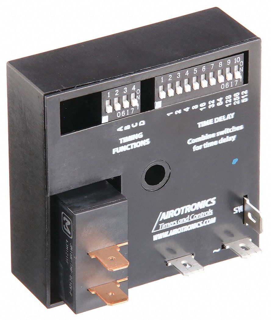 MULTI-FUNCTION ENCAPSULATED TIMING RELAY, SURFACE MOUNTED, 12V DC, 25 A