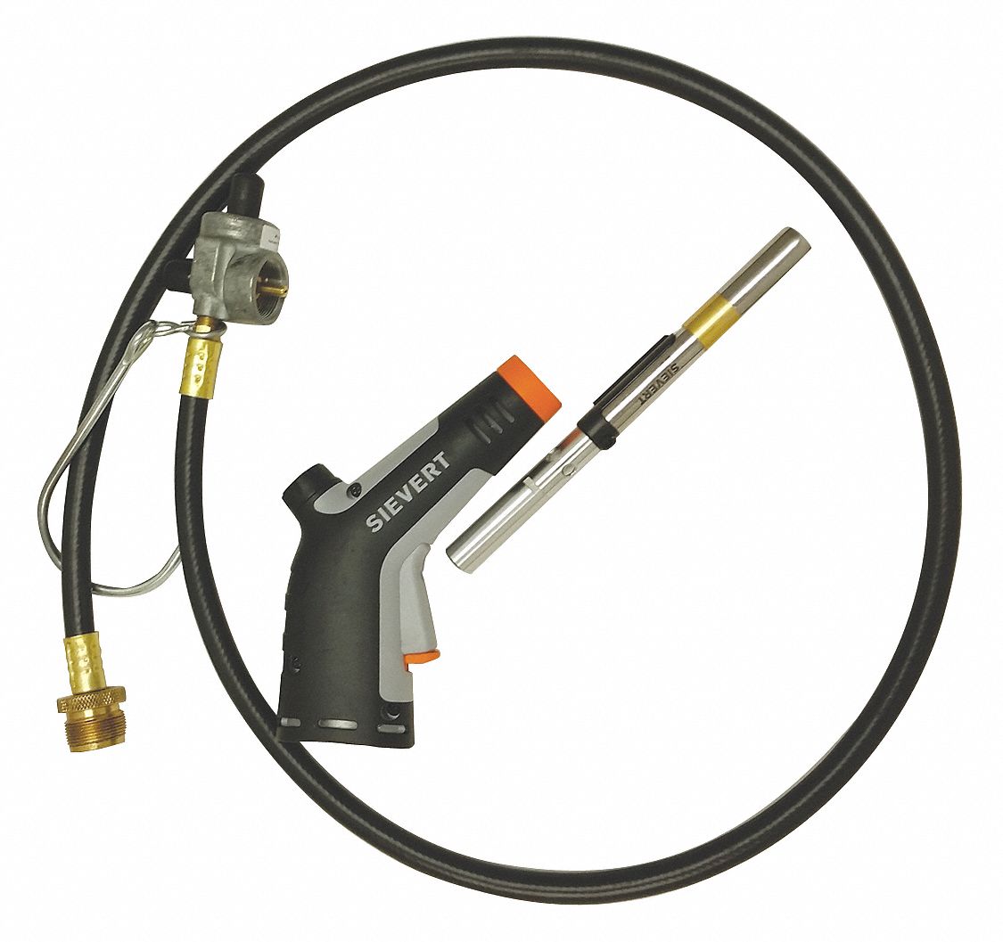 SIEVERT Swirl Torch Kit, Propane, Instant On/Off, 3,572°F Propane Temp