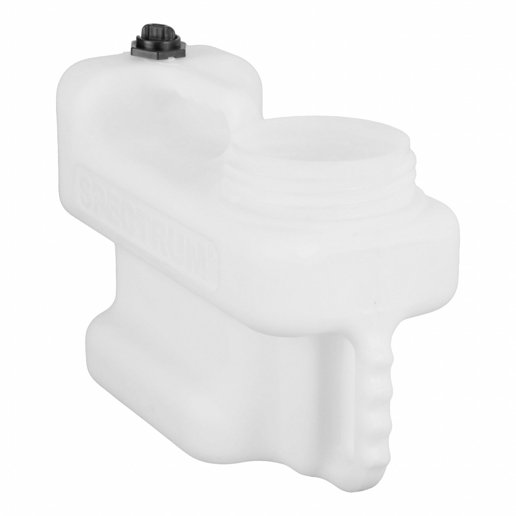 Fluid Storage Container: Container, 2 gal Fluid Capacity, Plastic Material, 10 in Container Ht