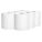 HARD ROLL TOWELS, 1 PLY, WHITE, 950 FT L, PAPER, CA 6