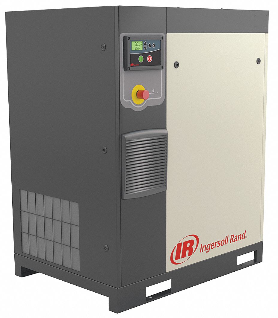 INGERSOLL RAND, Horizontal, 5 hp, Rotary Screw Air Compressor 40AY68
