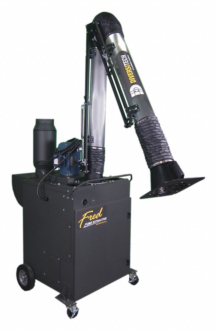 DIVERSITECH FUME EXTRACTOR, HI CAPACITY, 1 PHASE, INPUT 460 V, 10 FT