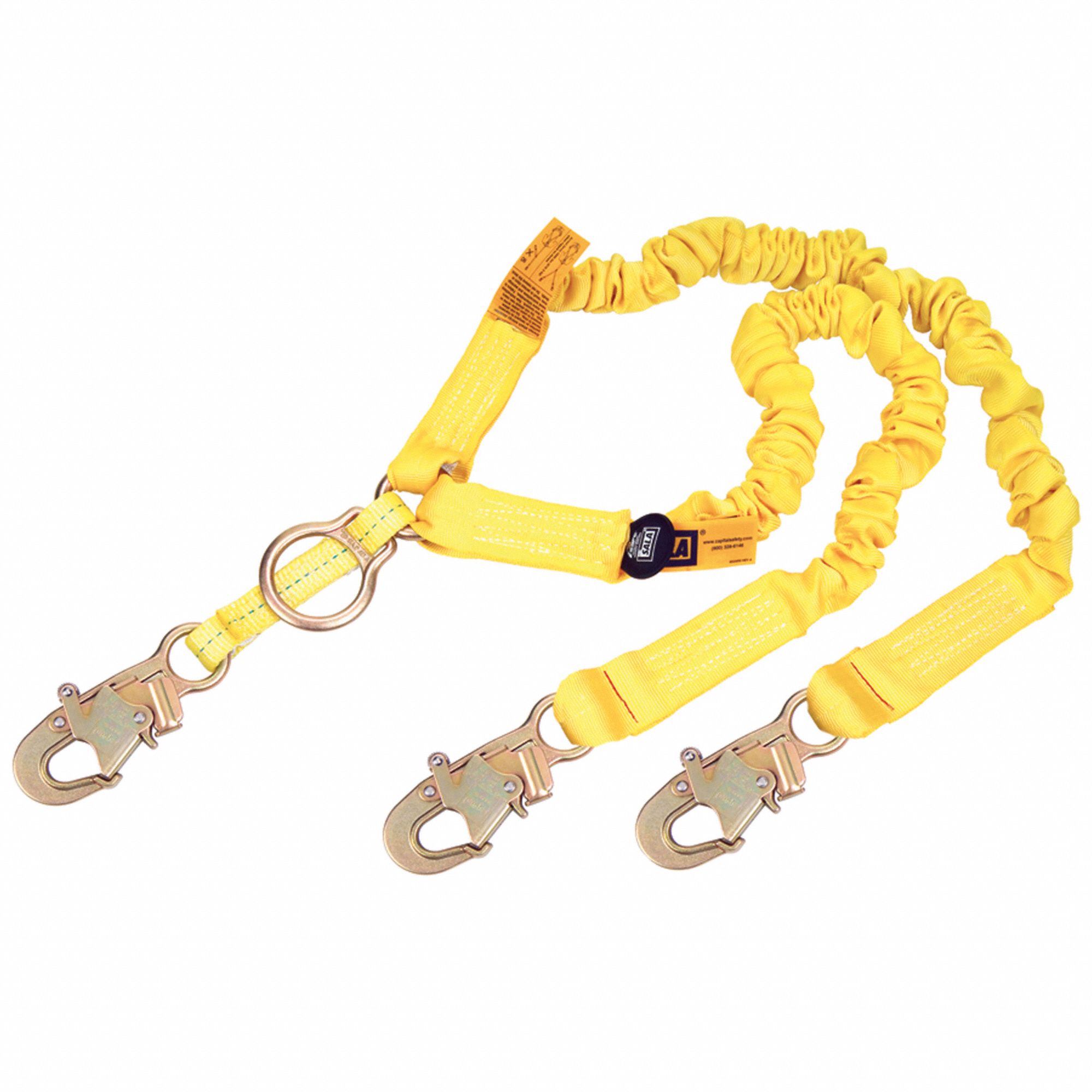 3M DBISALA, Tubular bing, Steel Snap Hook, ShockAbsorbing Lanyard