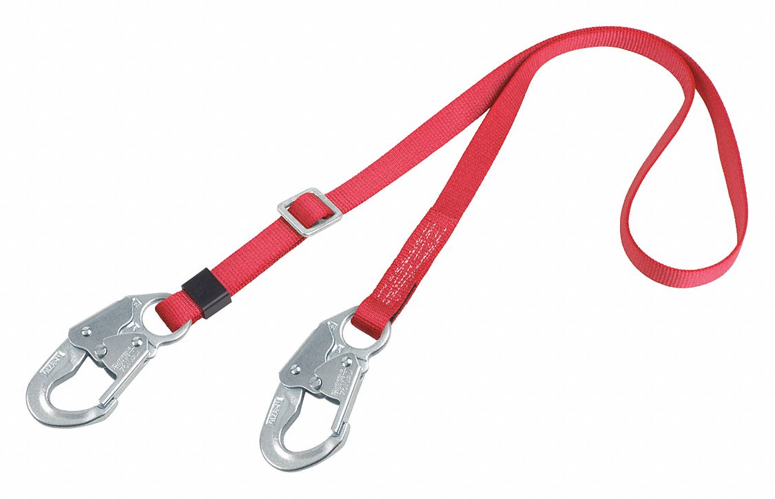 3M PROTECTA Adjustable Length Positionining Lanyard Adj, 310 lb Wt