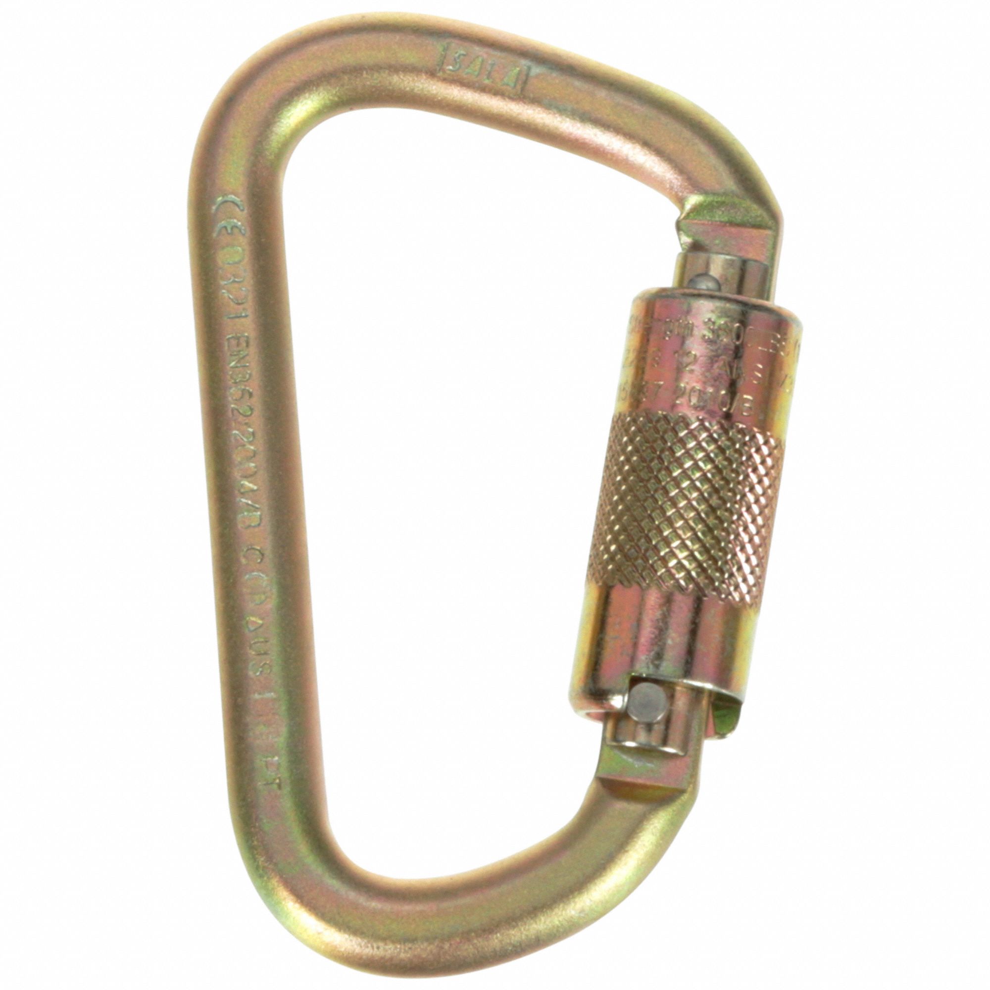 CARABINER 11/16, THROAT 3600LB GATE