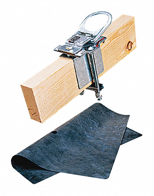 ROOF ANCHOR, 3 3/5 IN L, DETACHABLE CLAMP