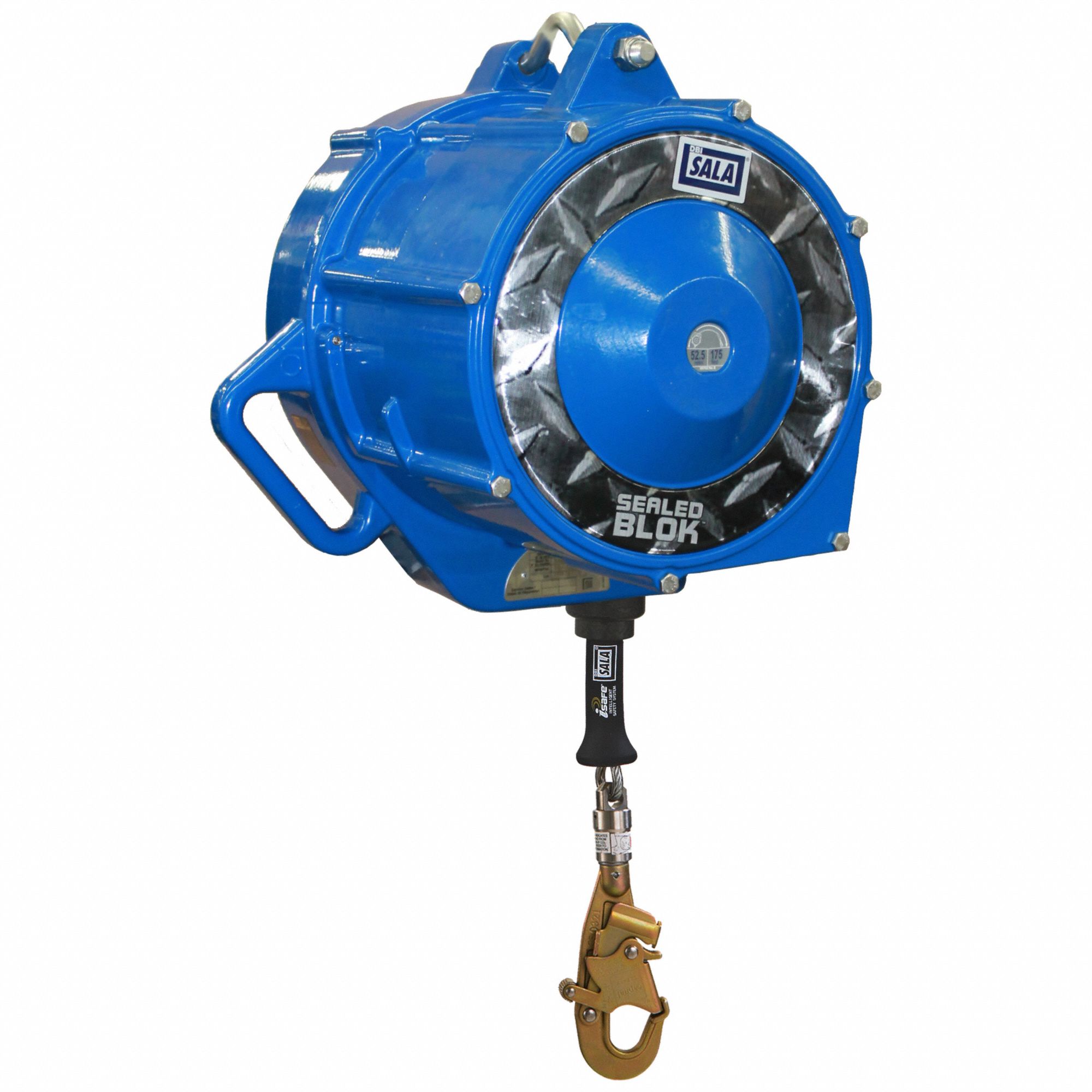 Descent Device: Lower, Carabiner, Snap Hook, 200 ft Max Working Lg, 1 Workers Per System