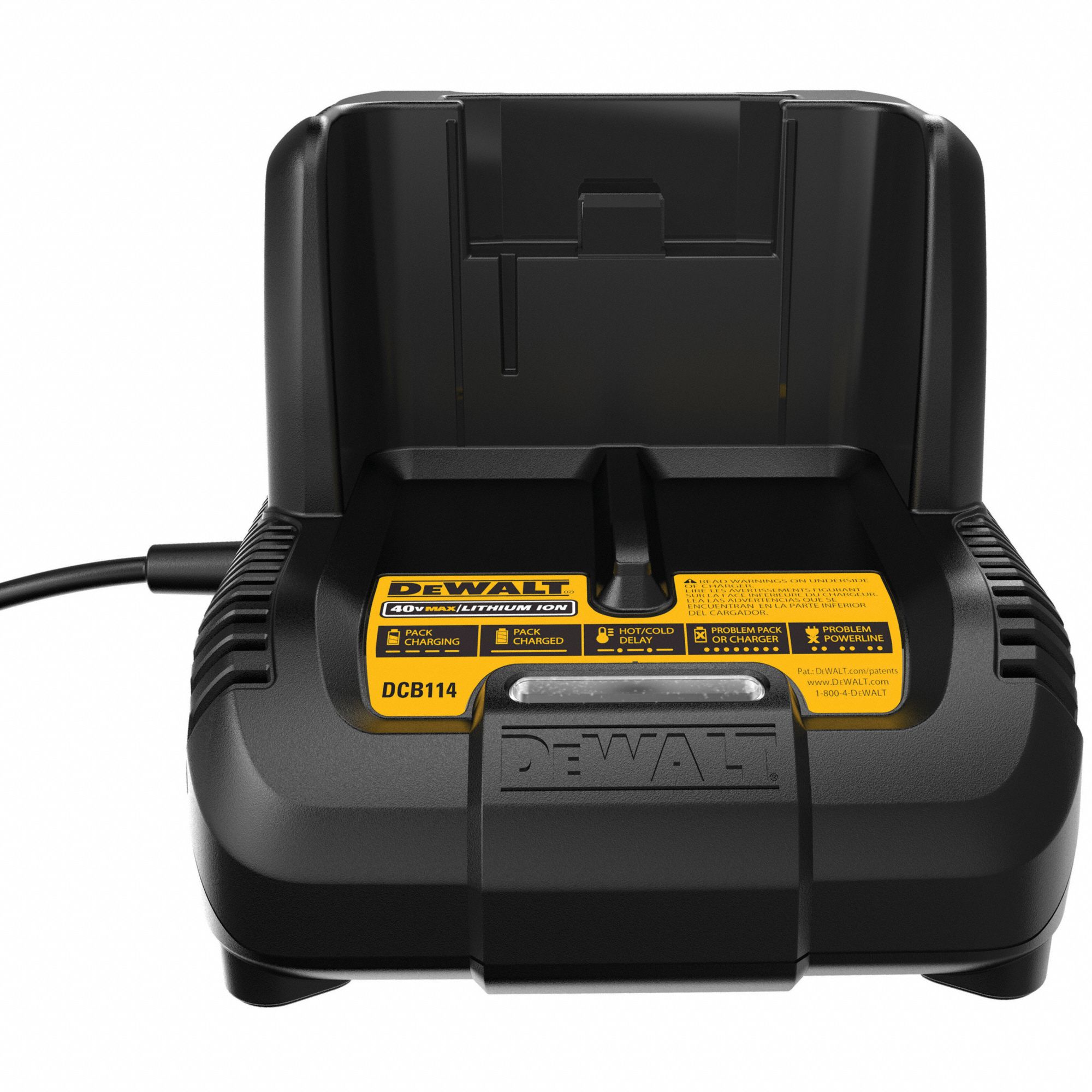 DEWALT Battery Charger DEWALT®, SinglePort Charging, For 40V, LiIon