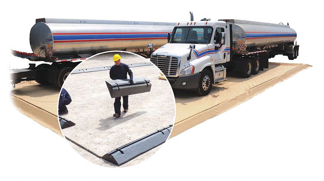 Spill Berm Containment Wall